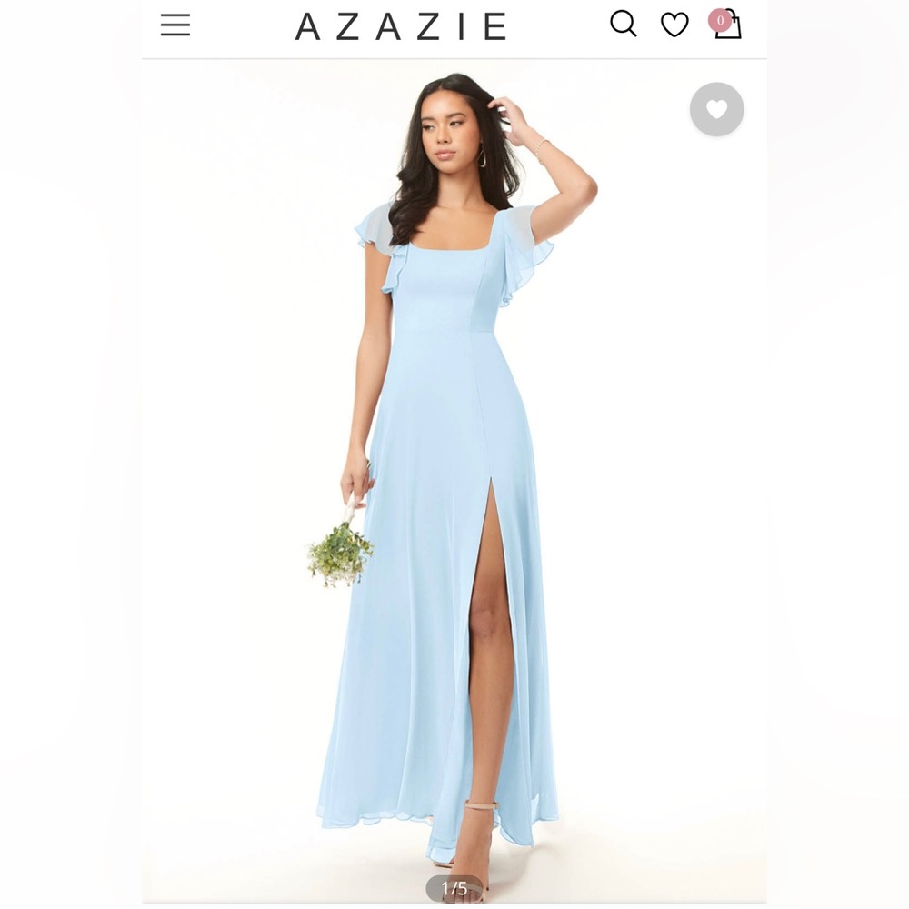 Azazie Bondi Sky Blue Bridesmaid Dress